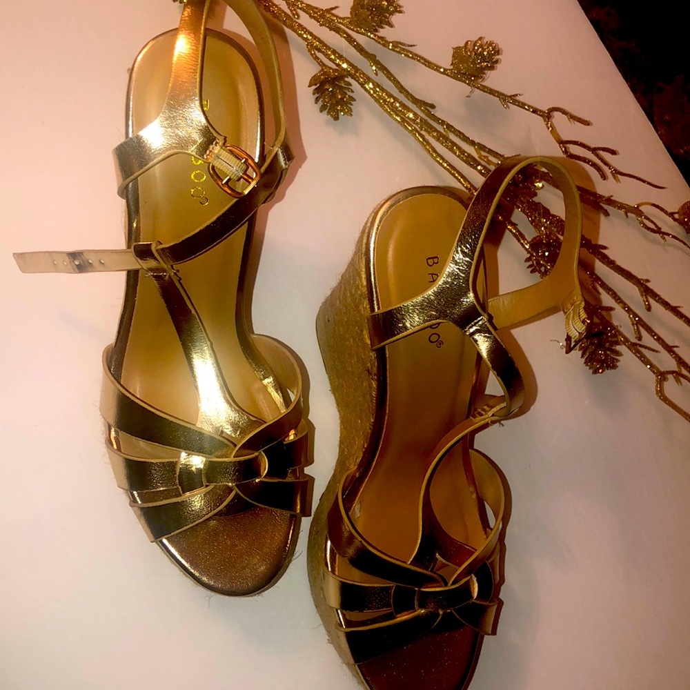 Bamboo platform shoes